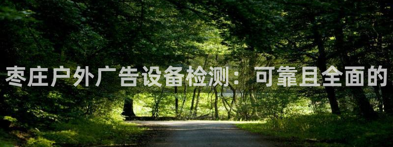 杏宇官方平台官网入口：枣庄户外广告设备检测：可靠且全面的