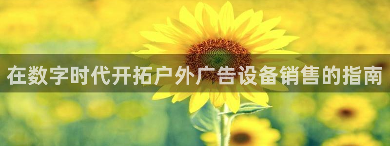 杏宇平台注册地址：在数字时代开拓户外广告设备销售的指南
