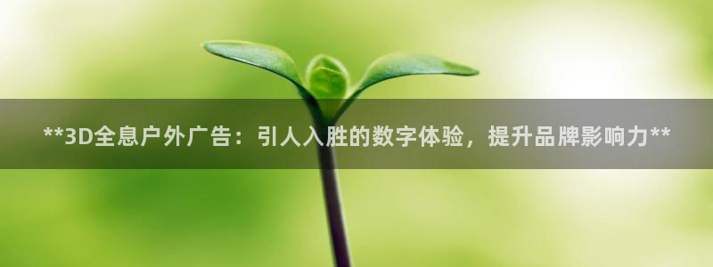 杏宇平台代理怎么样赚钱：**3D全息户外广告：引人入胜的数字体验，提升品牌影响力**
