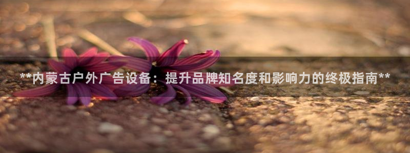 杏宇官方平台官网下载：**内蒙古户外广告设备：提升品牌知名度和影响力的终极指南**