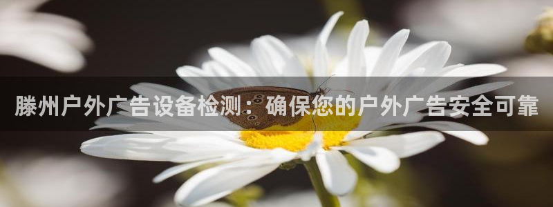 杏宇平台代理：滕州户外广告设备检测：确保您的户外广告安全可靠