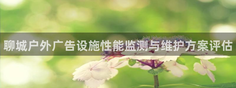 杏宇平台怎么样：聊城户外广告设施性能监测