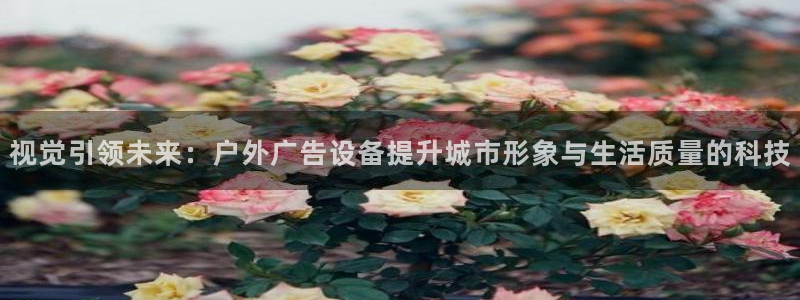 杏宇平台登陆：视觉引领未来：户外广告设备