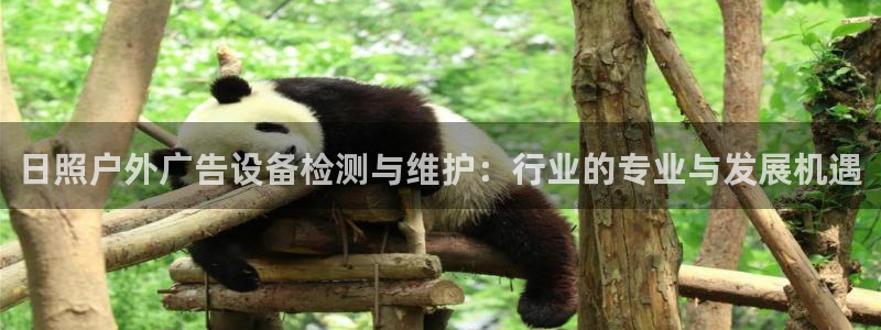 杏宇平台代理多少钱一个：日照户外广告设备检测与维护：行业的专业与发展机遇